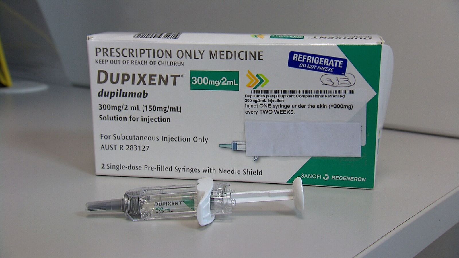 Dupilumab, which is sold as Dupixent, was approved in Australia for use in ...