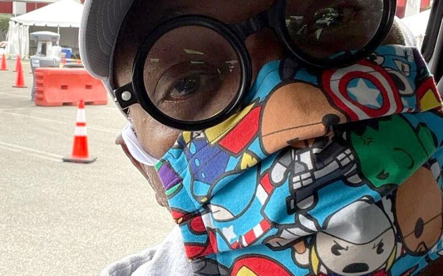 Samuel L. Jackson wears ‘Avengers’ face mask to get his COVID-19 vaccination