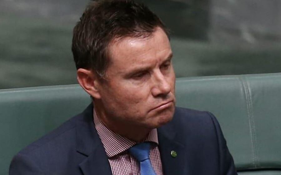 Embattled MP Andrew Laming says picture of woman with underwear exposed was to show ‘impossible task’