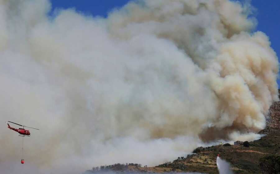 Fire breaks out in Cape Town’s Table Mountain National Park
