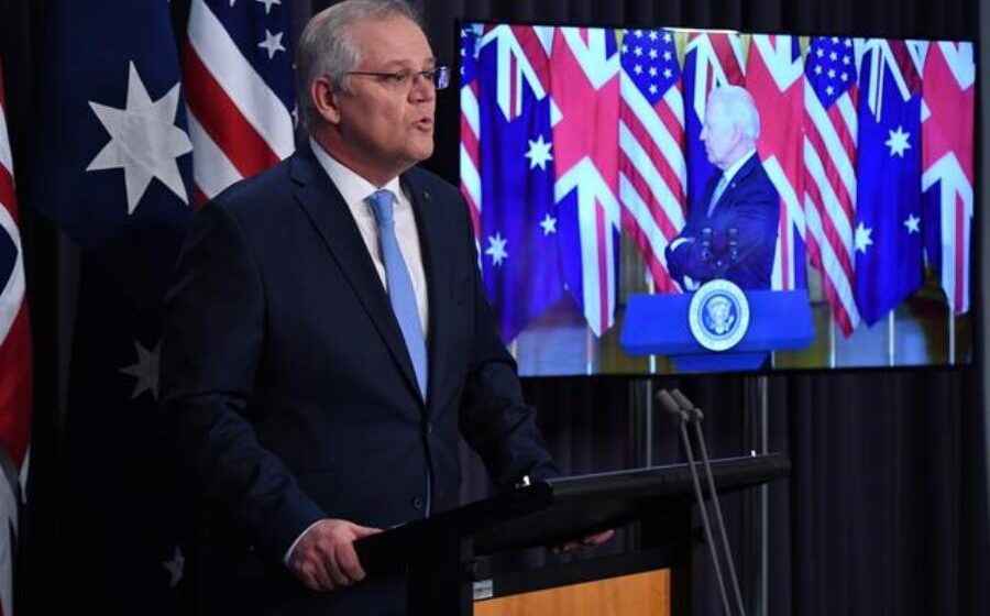 Prime Minister Scott Morrison touches down in New York ahead of Quad leaders’ summit