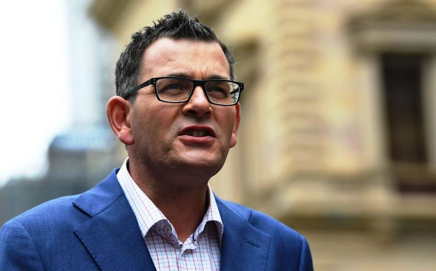 Daniel Andrews ambushed by ‘kill the bill’ protesters during TAFE tour in Bendigo