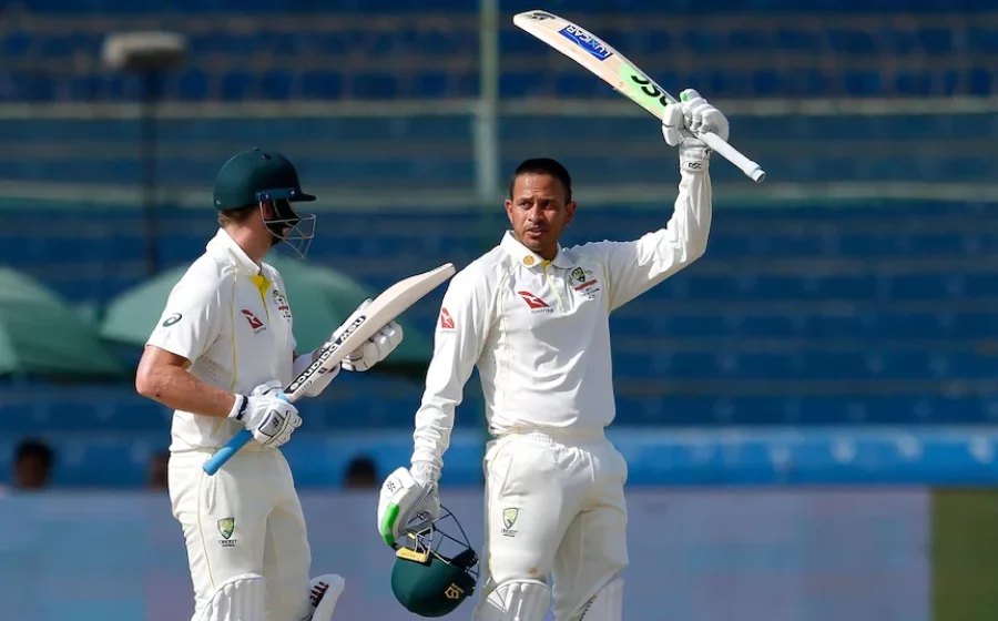 Usman Khawaja delighted with hometown century on day one of second Pakistan Test