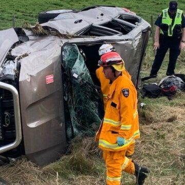 PM Morrison’s security team in car crash in Tasmania
