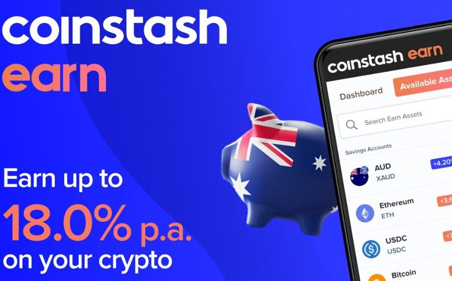 Coinstash Offers Australians Rewards of Up to 18% On Their Crypto, 4.20% On AUD Savings