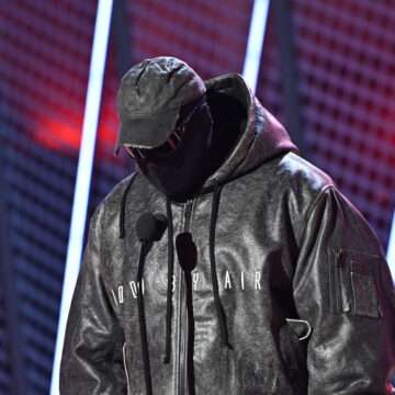 Kanye West emerges from ‘hiatus’ with surprise, Kardashian-referencing speech at BET Awards